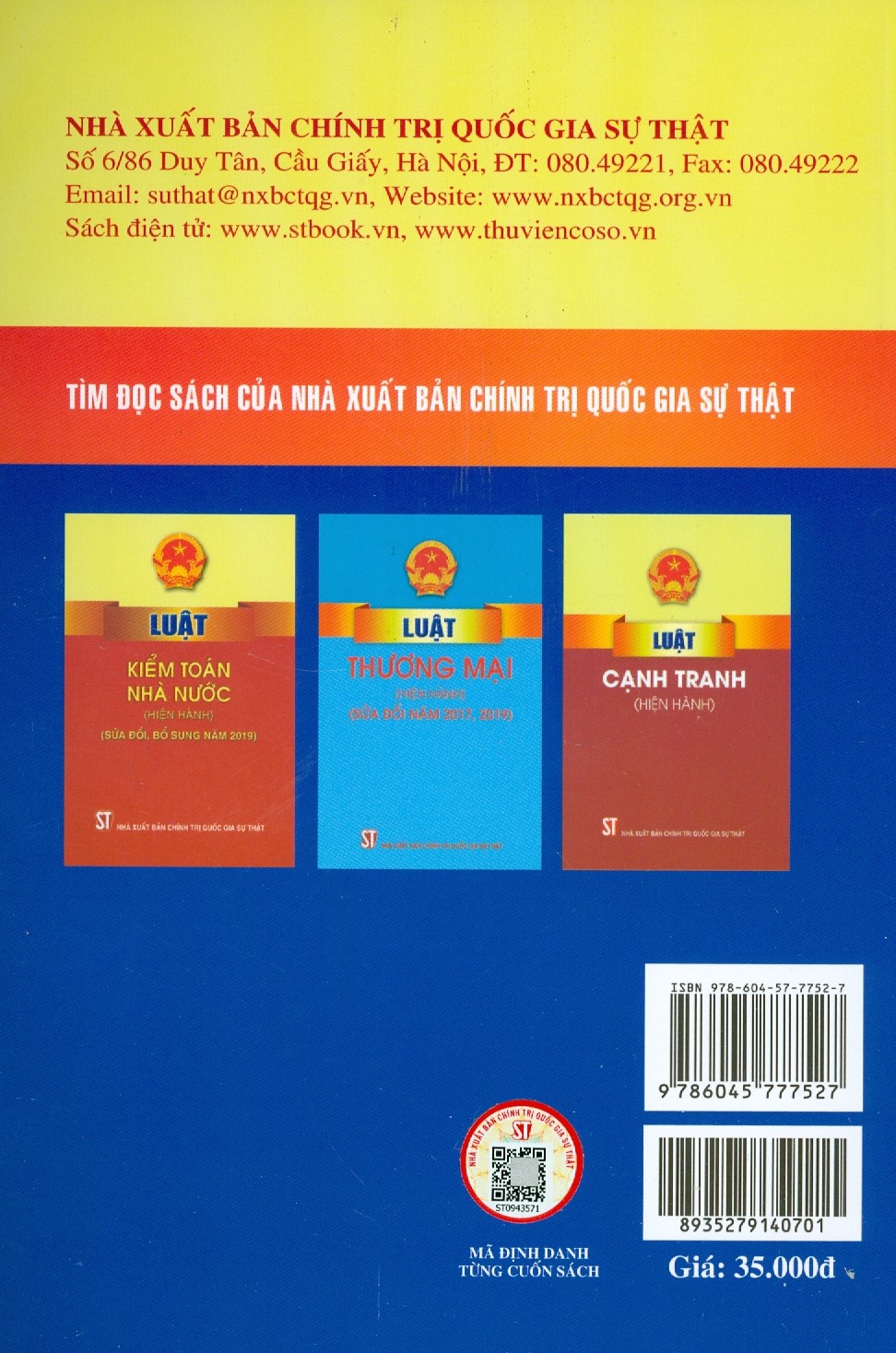 Luật Kế Toán (Hiện Hành) (Sửa Đổi, Bổ Sung Năm 2019) - Tái bản năm 2022