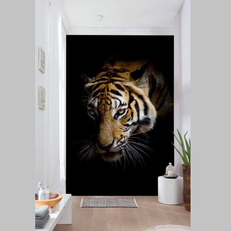 Tranh dán tường 3D chúa sơn lâm TDT07