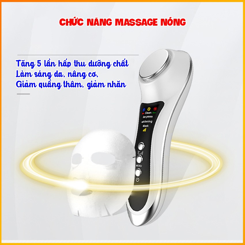 Bộ dụng cụ chăm sóc massage mặt nóng lạnh đẩy tinh chất MIANZ - Combo khăn giấy tẩy trang thanh lăn matxa MIANZ GROUP