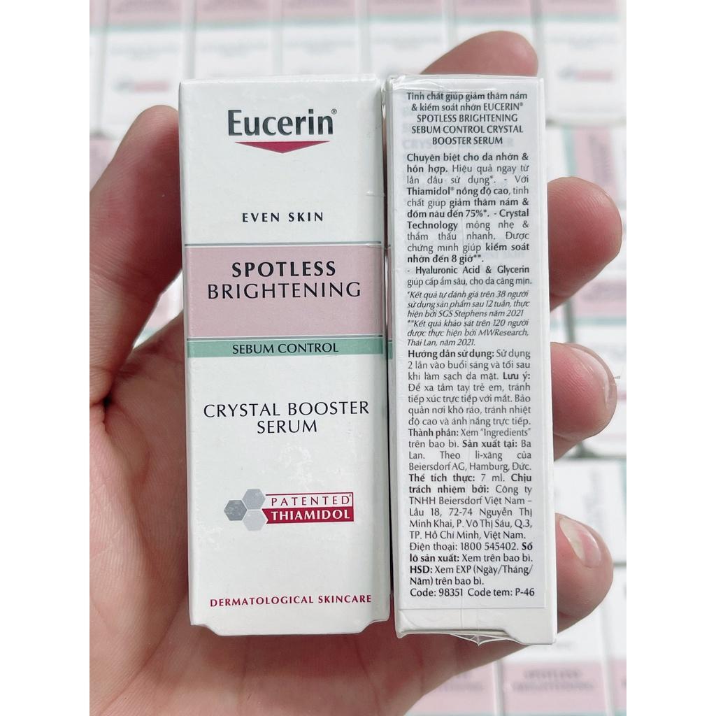 Eucerin Tinh Chất Giảm Thâm Nám và Kiểm Soát Nhờn Mini Size Spotless Brightening Sebum Control Crystal Booster Serum 7ml