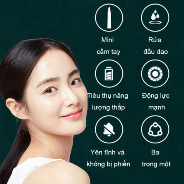 Máy Cạo Lông Mày 3in1 Dành Cho Phụ Nữ