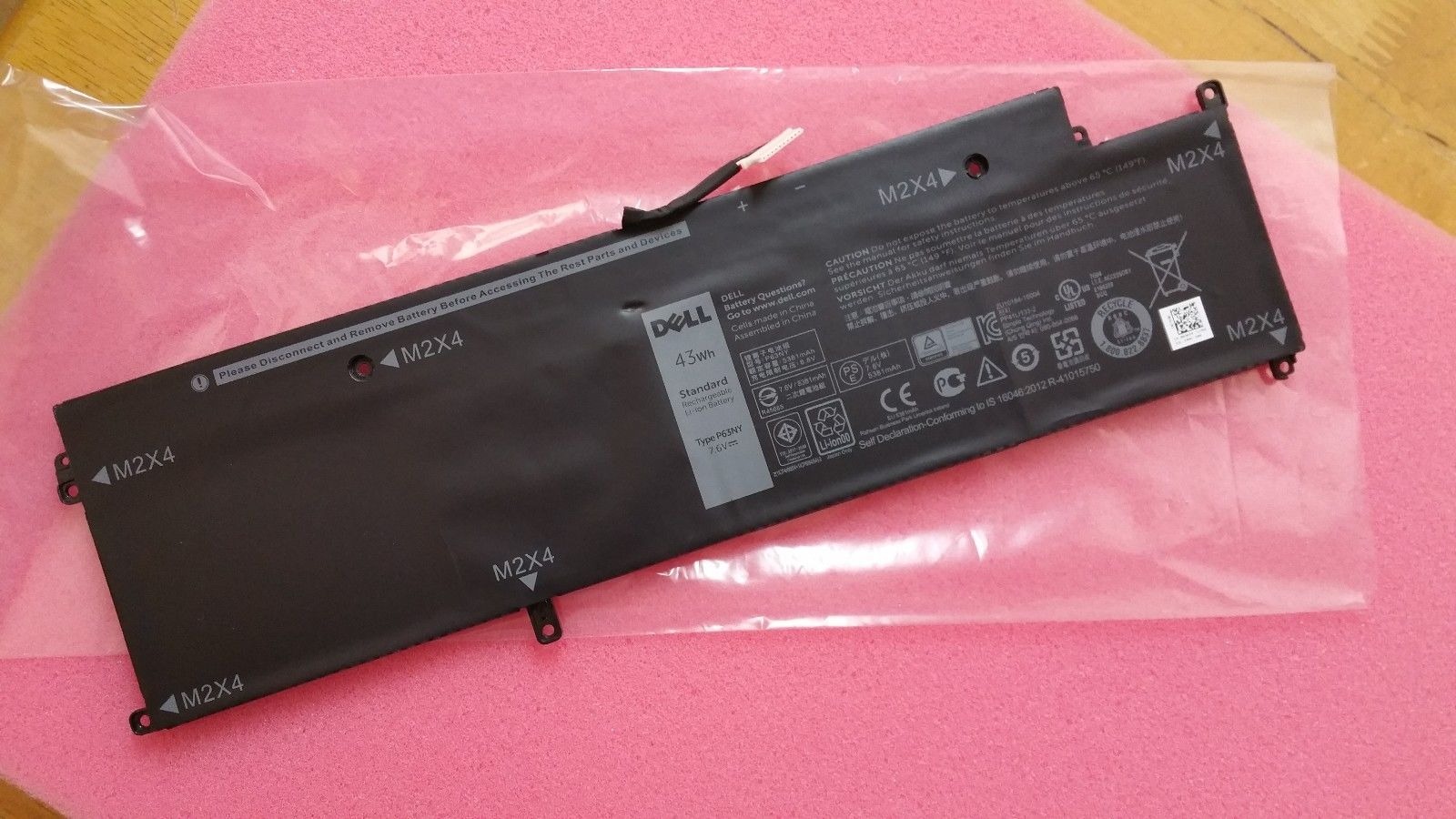 PIN dành cho LAPTOP DELL LATITUDE E7370 P63NY- Z.in hàng chính hãng.