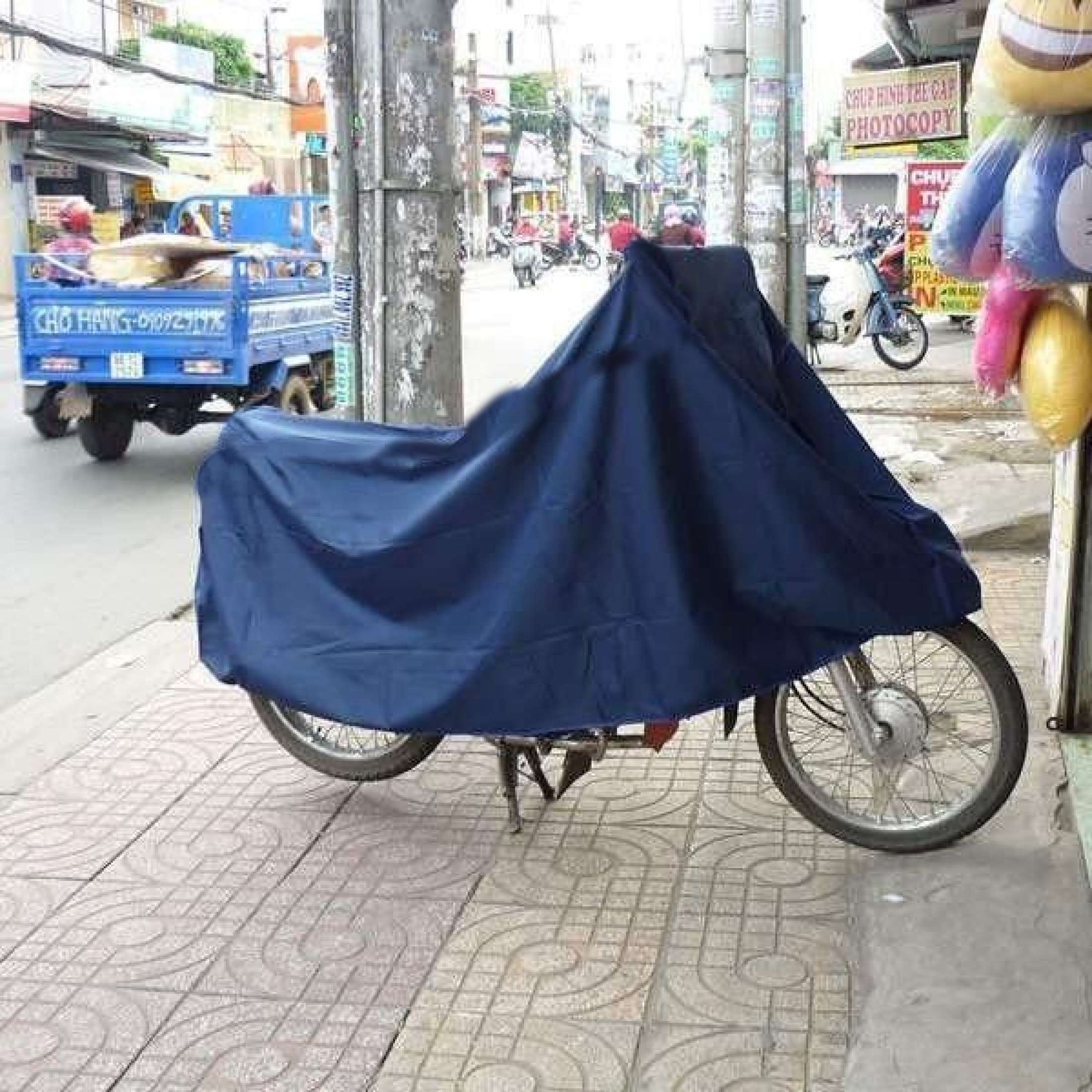 Bạt trùm xe máy loại dày vải dù