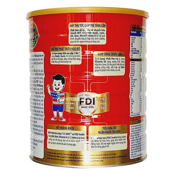 Nutifood GrowPLUS+ Đỏ 1500 Gr : sữa dành cho trẻ từ 1- 10 tuổi bị suy dinh dưỡng thấp còi