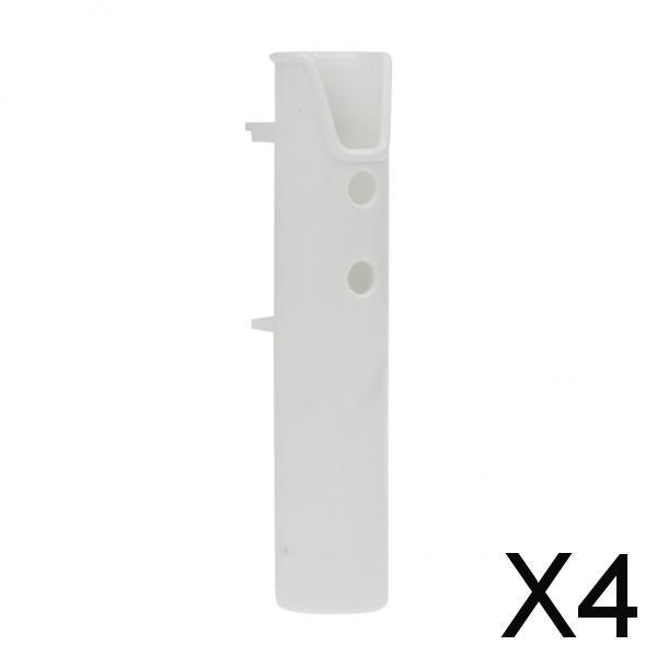 4xStrong Plastic Flush Mount Fishing Rod Holder for Kayak Canoe Boat White