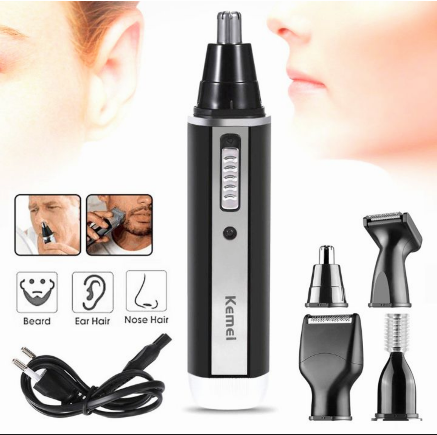 MÁY TÔNG ĐƠ CẮT TÓC KIÊM CẠO RÂU TỈA LÔNG MŨI CẦM TAY ĐA CHỨC NĂNG TIỆN DỤNG MẪU MỚI HÀNG LOẠI TỐT CHUẨN GIÁ RẺ