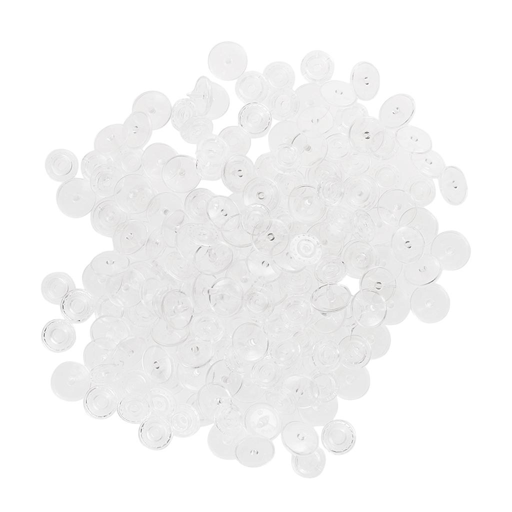 50 Bộ T5 Trong Suốt Nhựa Ốp Nhựa Nút Khóa Con Popper 12mm