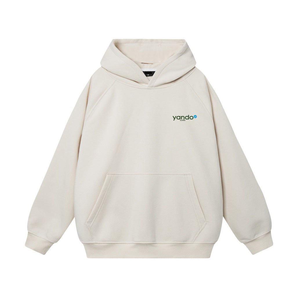 Áo Hoodie Form Rộng YANDO OUTFITS P012 Thun Cotton French Terry 350GSM Local Brand