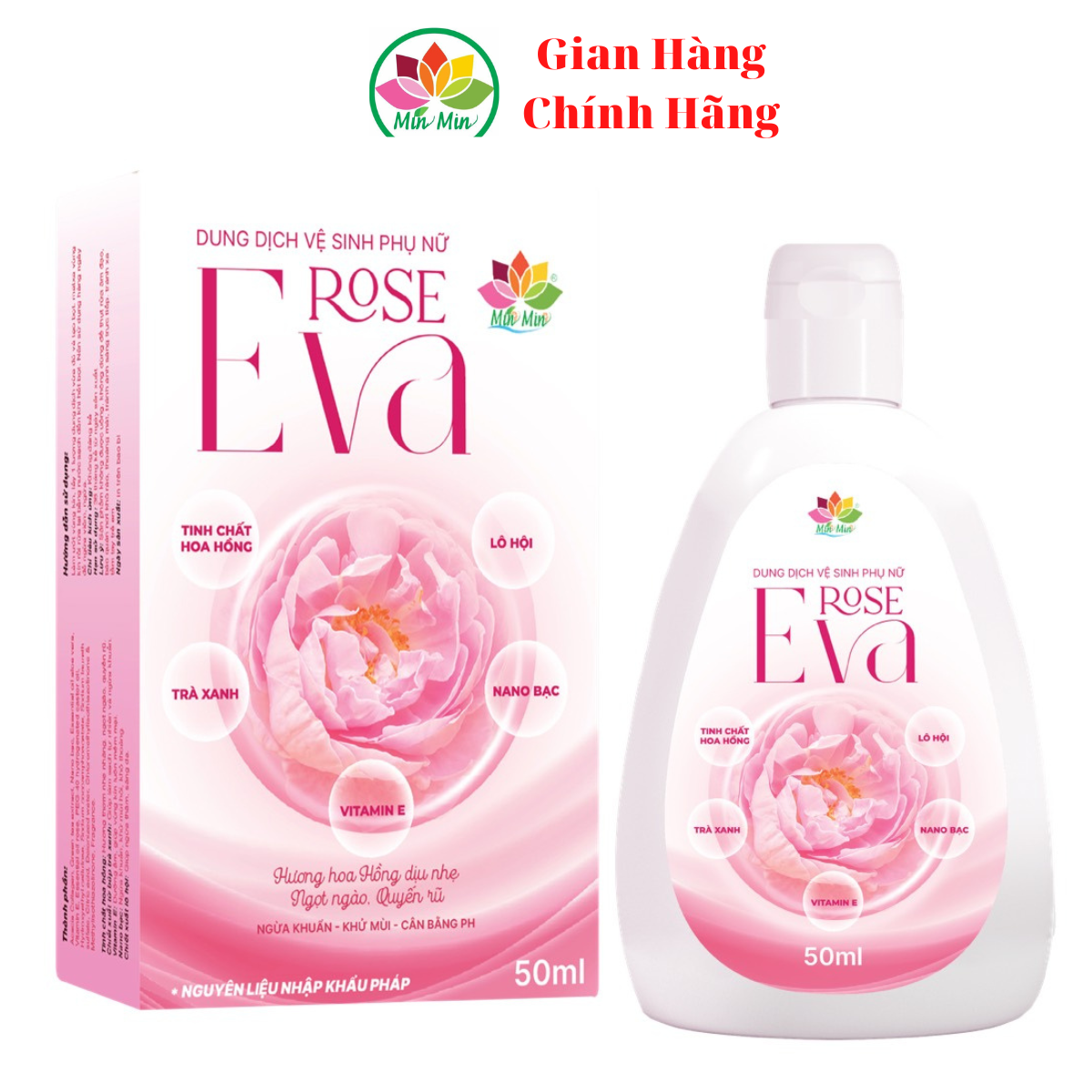Dung Dịch Vệ Sinh Phụ Nữ Eva Rose Min Min