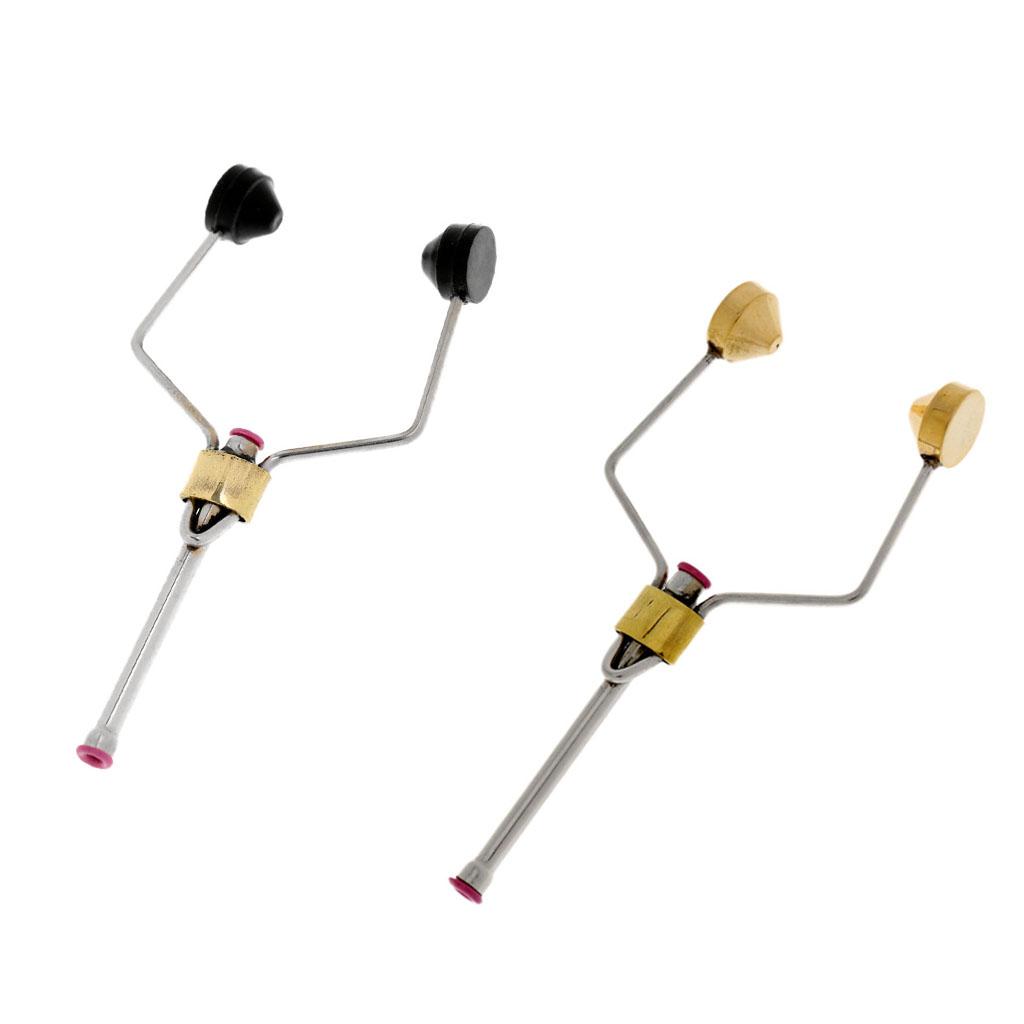 2xFly Tying Tools Ceramic Fly Tying Materials Bobbins Thread Holder Golden