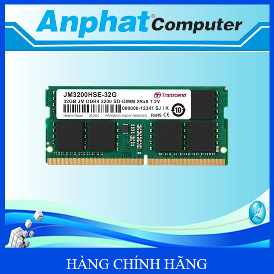 Bộ nhớ RAM Laptop Transcend - Hàng Chính Hãng