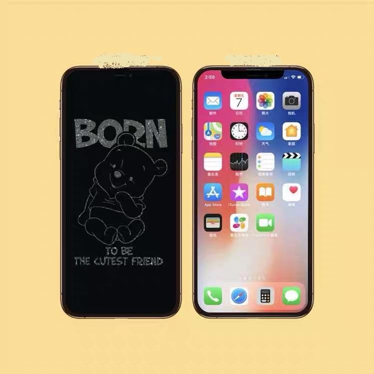 Kính cường lực Iphone Đặc biệt với hoa văn in ẩn siêu HOT