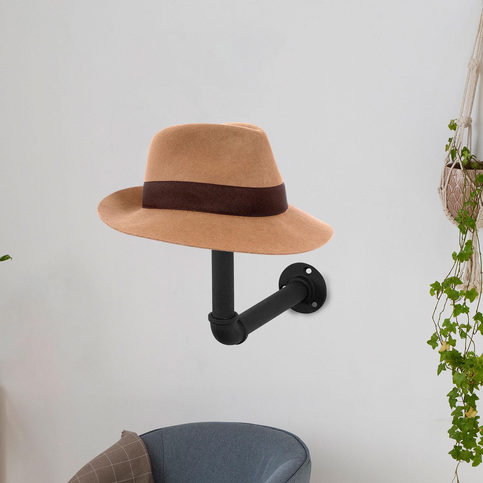 Hat Holder Wall Mount Metal Modern Hat Bracket Caps Display for Clothes Shop