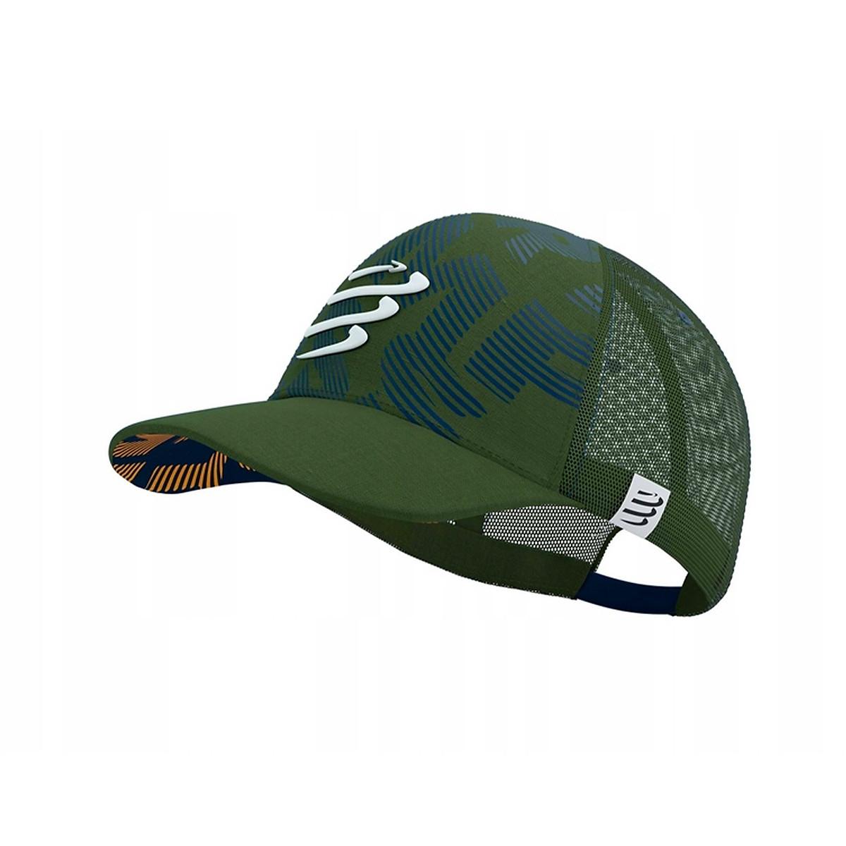 Mũ Chạy Bộ Compres Trucker Cap - Green/Navy Peo