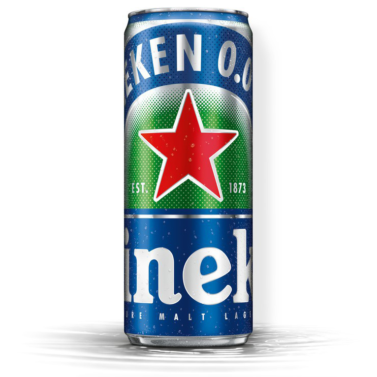 Lon Thức Uống Đại Mạch Heineken 0.0 330ml