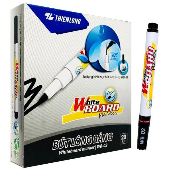 Hộp 20 Bút Lông Bảng - Thiên Long WB-02 - Mực Đen
