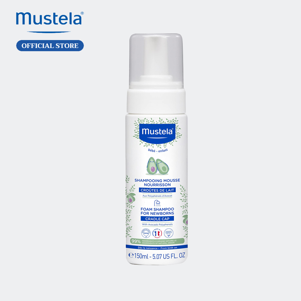 Dầu Gội hỗ trợ điều trị Cứt Trâu Mustela