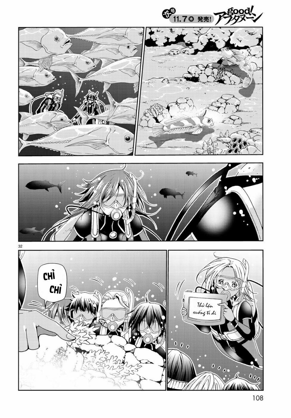 cô gái thích lặn - grand blue chapter 56 31