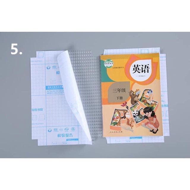 Set 30 tờ Bọc sách học sinh size thông dụng