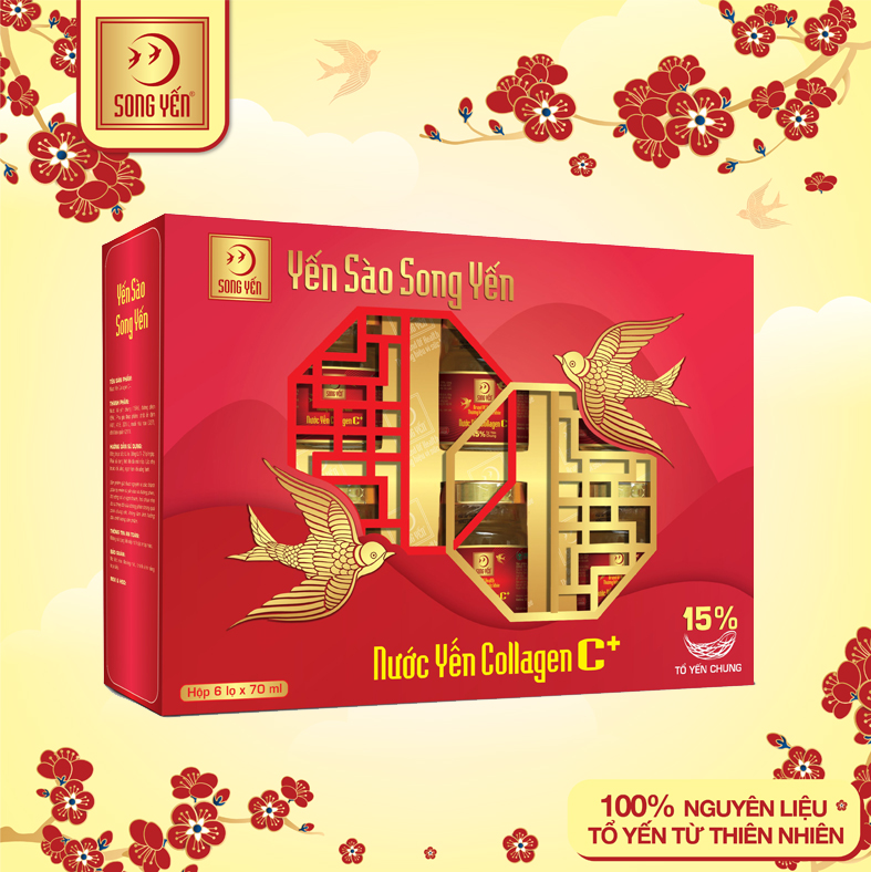 Nước Yến Collagen C+ 15% Song Yến