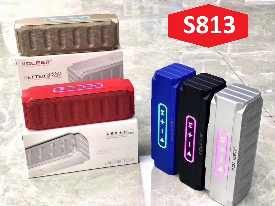 LOA BLUETOOTH KOLEER S813 CỰC HAY ( MẪU VUÔNG ) - JL - HÀNG CHÍNH HÃNG