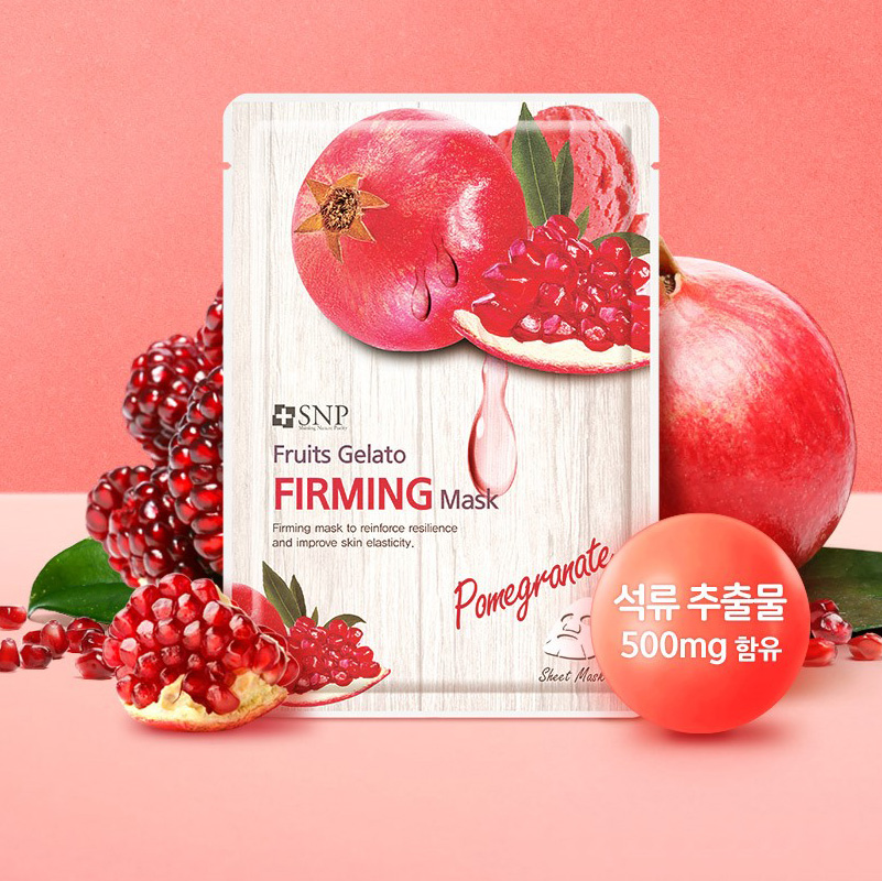 Combo 10 Mặt Nạ Lựu Chống Lão Hóa SNP Fruits Gelato Firming Mask