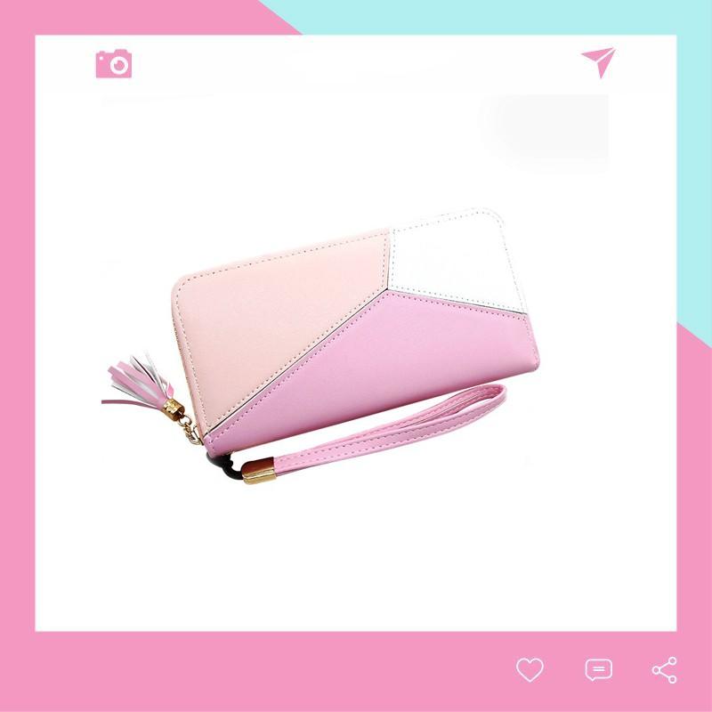 Ví da nữ đẹp mini Minoxi VN17 cầm tay nhỏ gọn giá rẻ