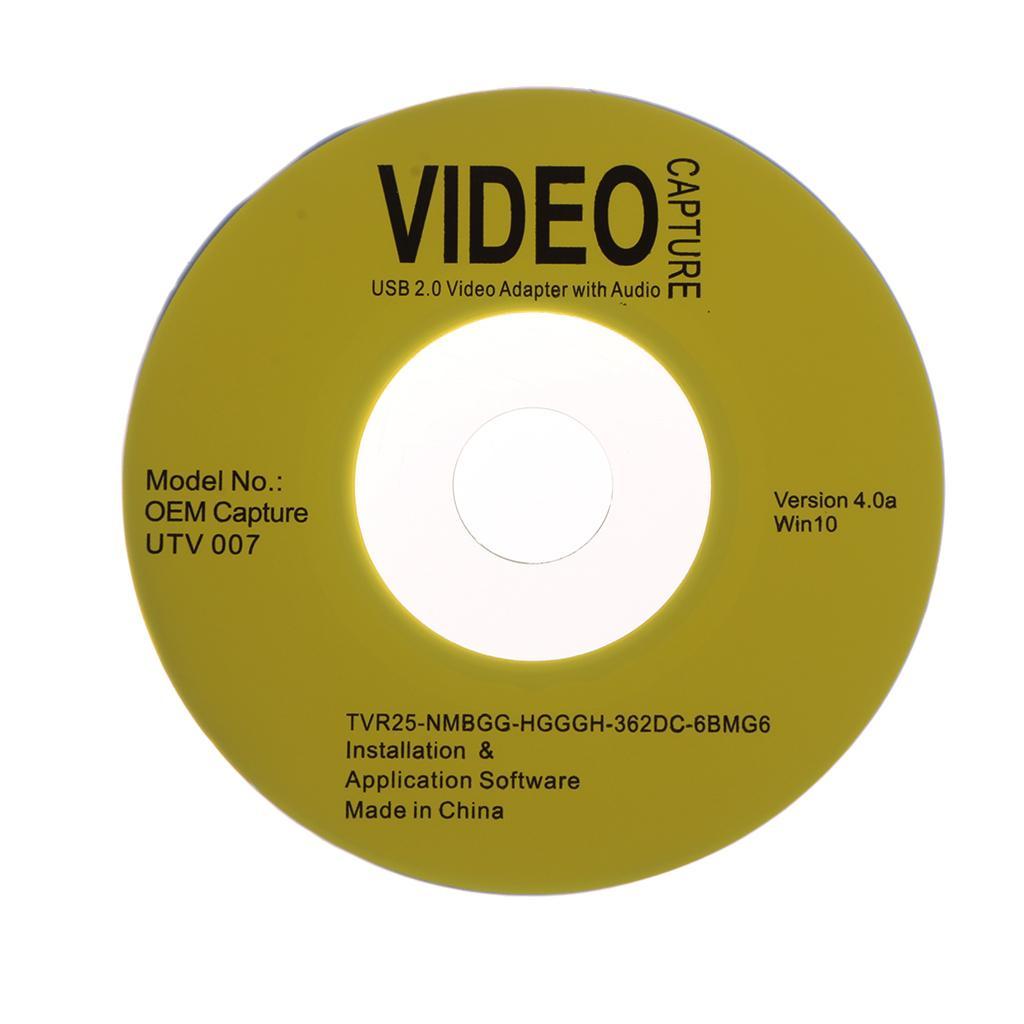 Video Capture Dongle 1080P 60FPS Drive-Free for PS3 PS4 DVD Video