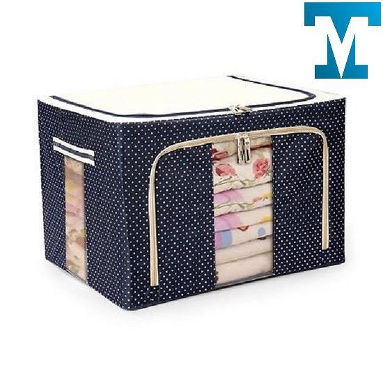 Hộp Đựng Chăn Màn ,Quần áo Đa Năng Thông Minh Màn Túi Bằng Vải Khung Thép Kim Loại Chịu Lực Tmark