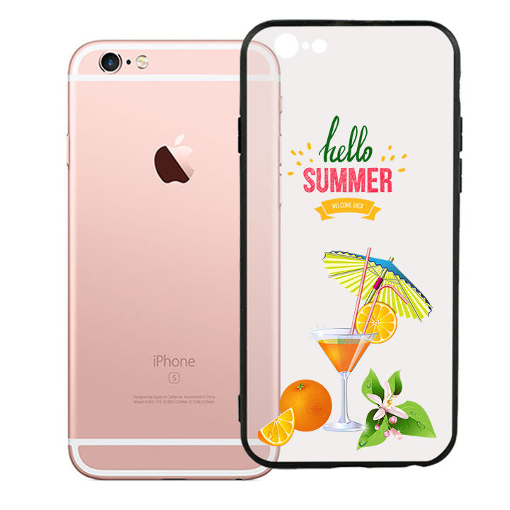 Ốp lưng cho điện thoại Iphone 6 Plus/6s Plus viền TPU cho - Summer 03