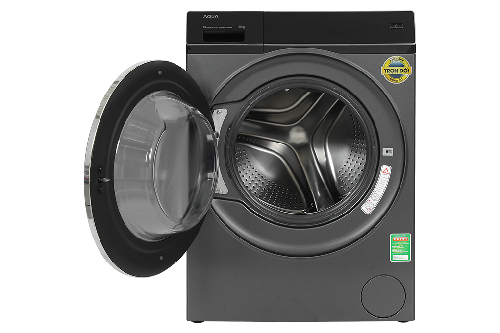 AQD-DW1000J(BK) - MÁY GIẶT CỬA TRƯỚC AQUA AQD-DW1000J(BK) INVERTER - Hàng chính hãng