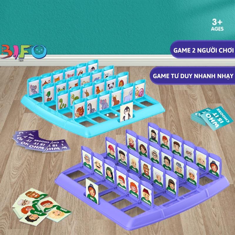 Trò chơi board game who is it classic 2 người chơi vui nhộn giảm stress đồ chơi tư duy thông minh phán đoán nhanh nhạy