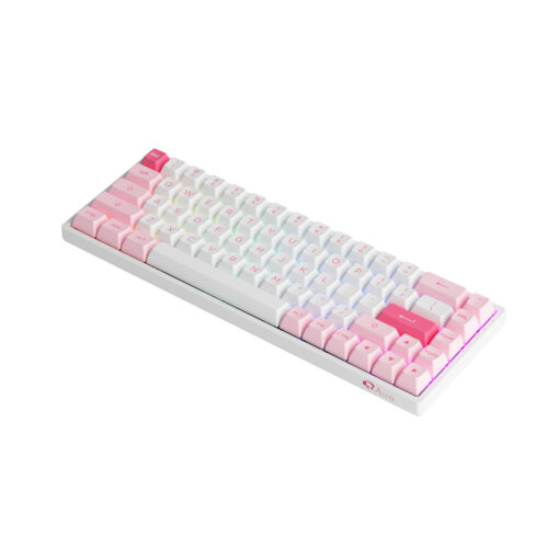 Bàn phím cơ AKKO 3068B Multi-modes Prunus Lannesiana Jelly Pink Switch Hàng Chính Hãng