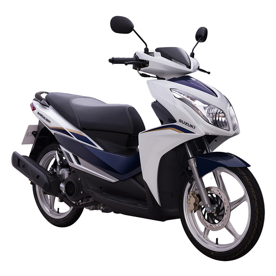 Xe Máy Suzuki Impulse 125cc FI Euro3 2017 (Trắng Xanh)