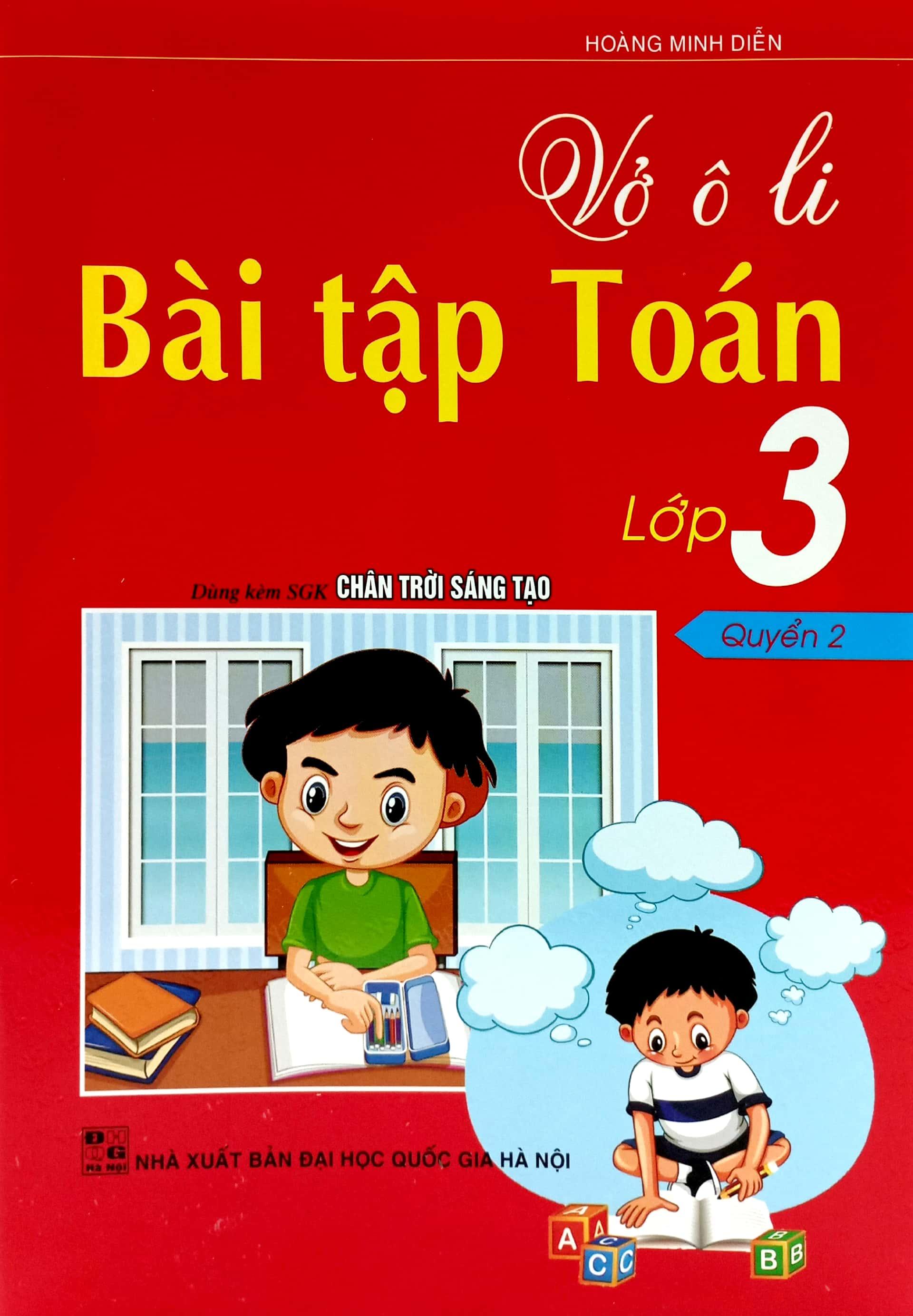 Vở Ô Li Bài Tập Toán 3 - Quyển 2