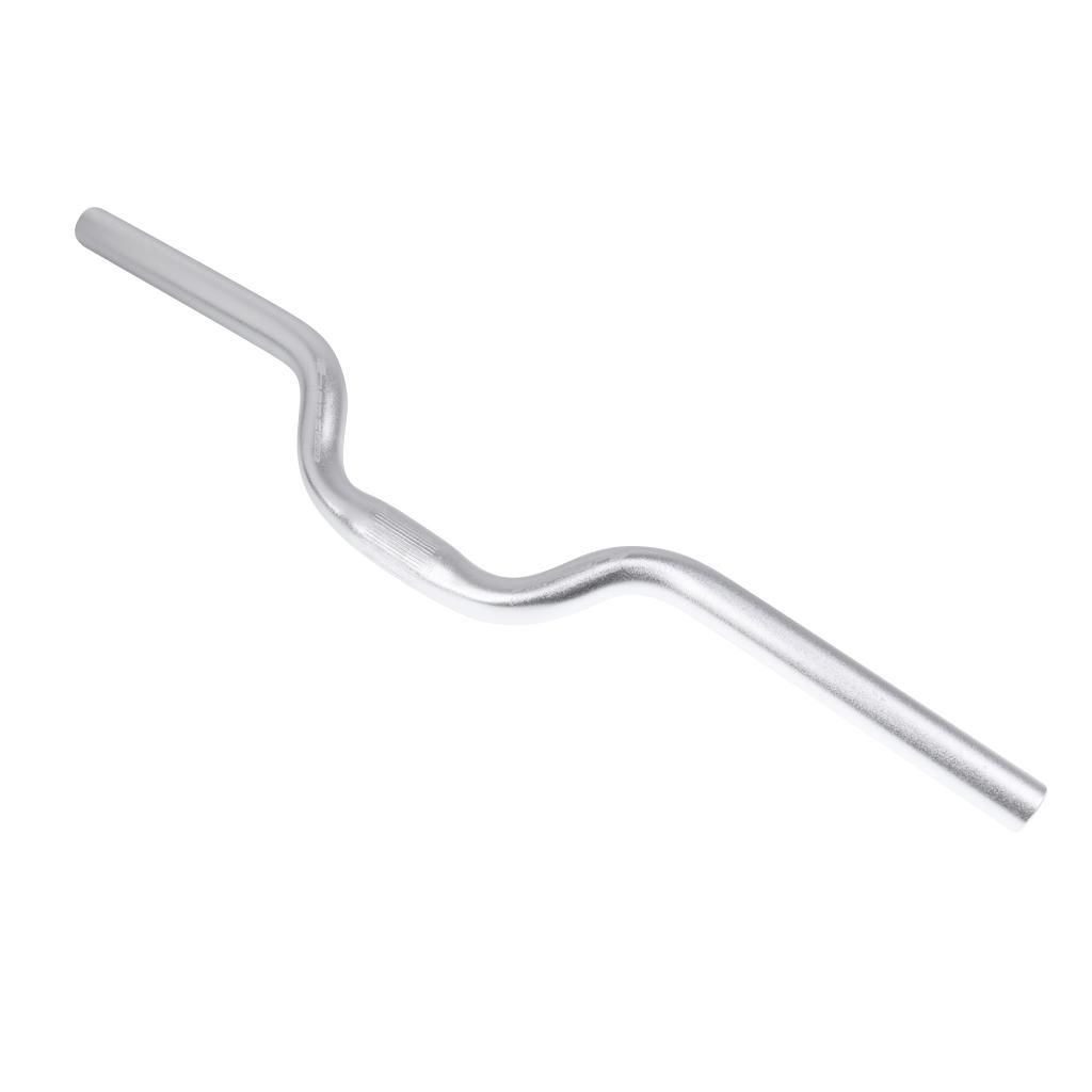 Hợp Kim Nhôm Xe đạp Tay Cầm Xe đạp Xe đạp Riser Bar 25.4mmx520mm