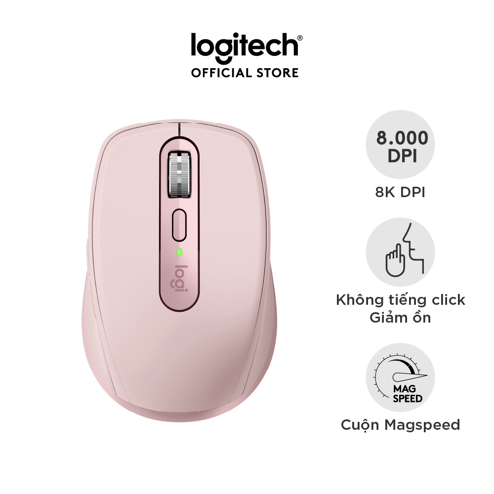 Chuột không dây Logitech MX Anywhere 3S Wireless/ Bluetooth - Hàng chính hãng