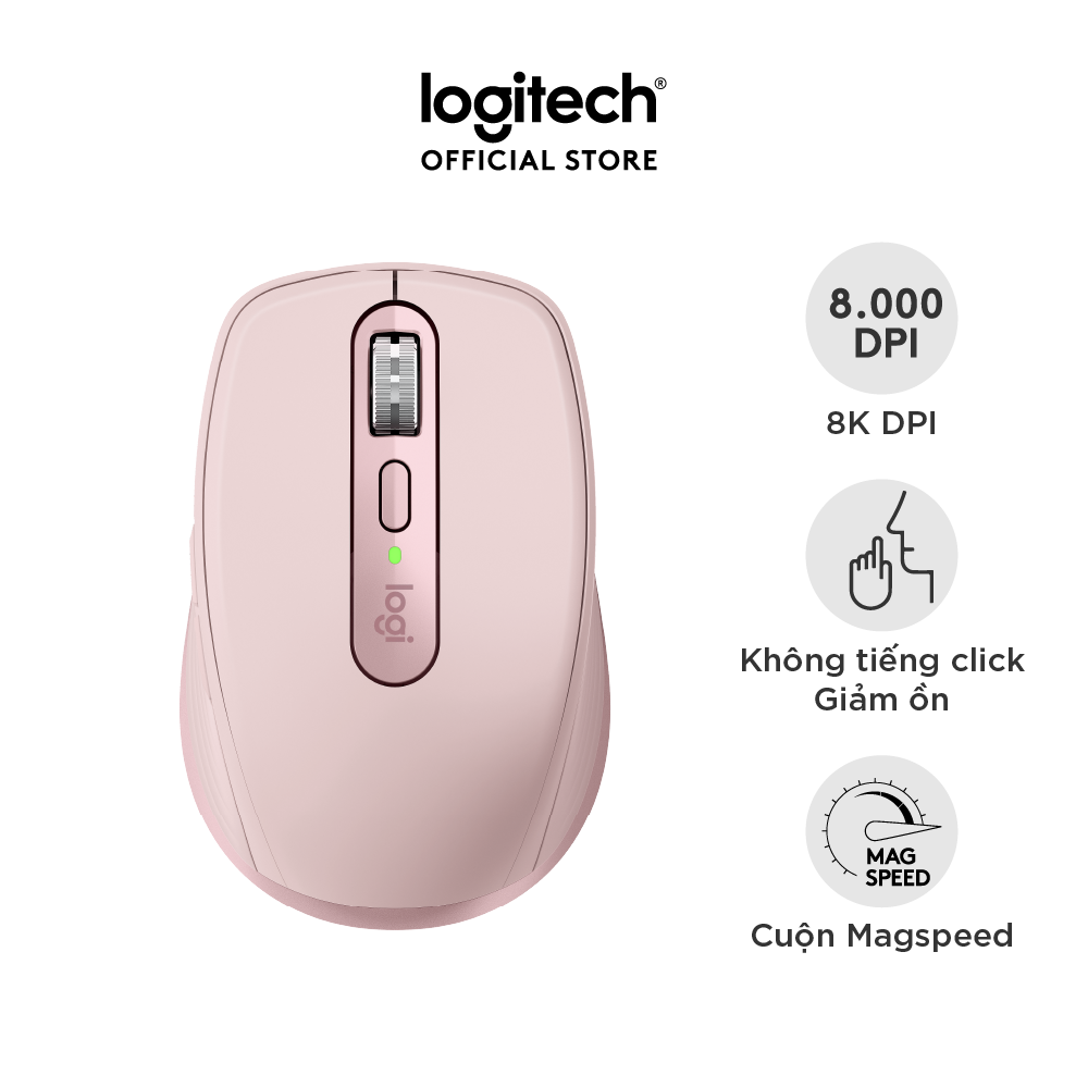 Chuột không dây Logitech MX Anywhere 3S Wireless/ Bluetooth - Hàng chính hãng