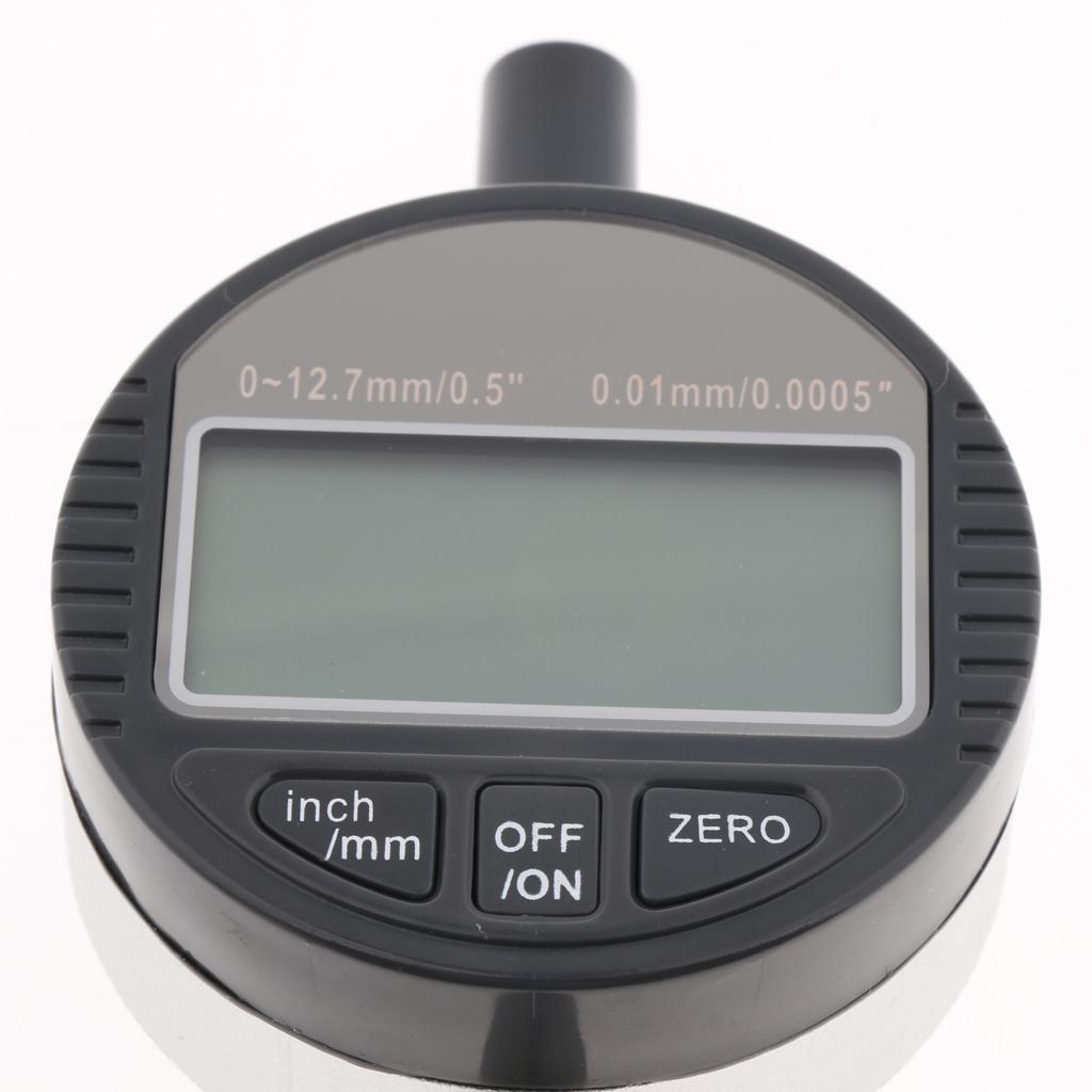 2xDigital Probe Electric Dial Indicator Range Gauge 0-12.7mm