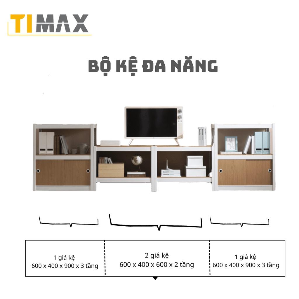 Kệ Tivi, Bộ Tủ Kệ Phòng Khách TIMAX Khung Thép Cao Cấp - Hàng Chính Hãng