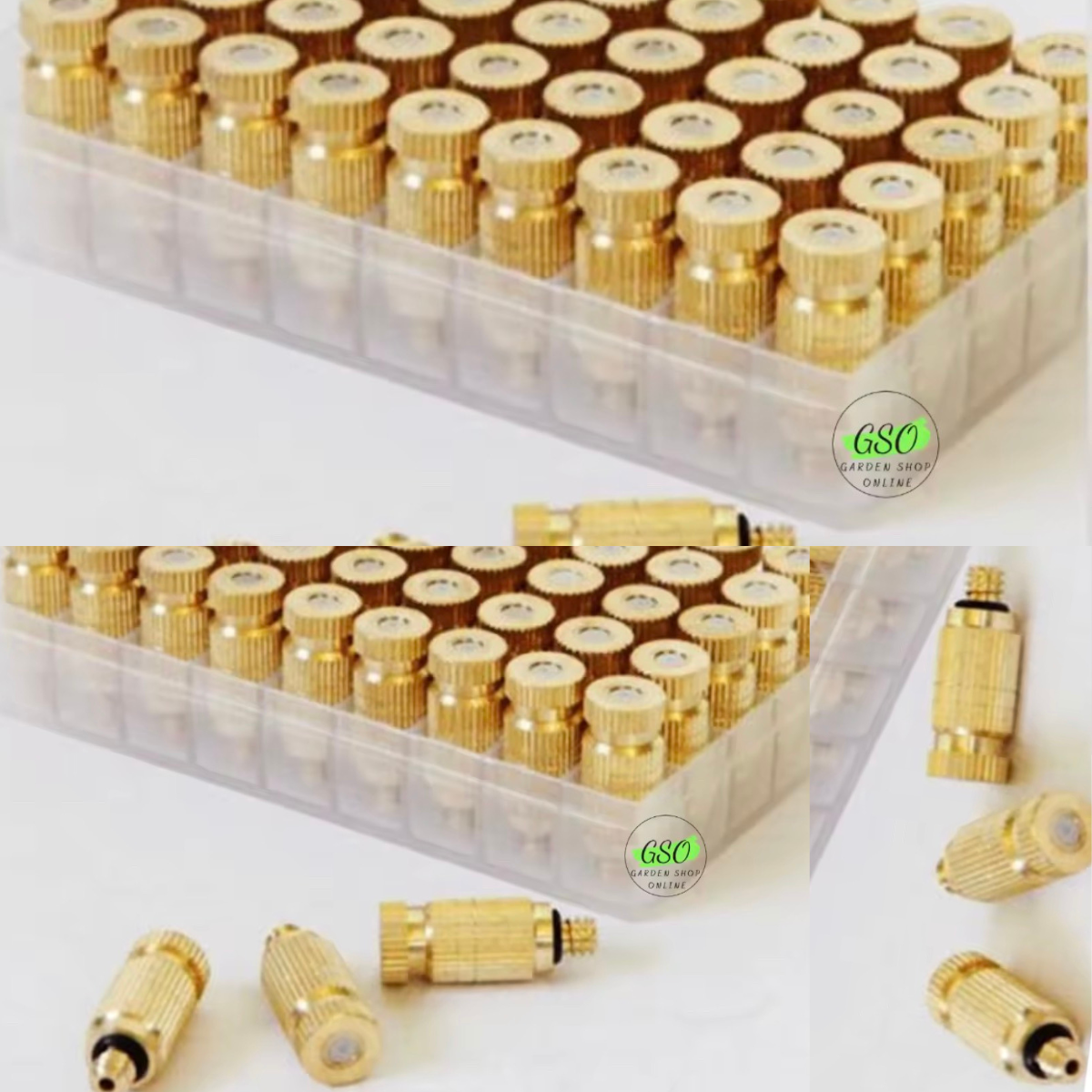 Nối Cuối nối giữa béc phun sương đầu ra 8ly, béc phun sương số 1 số 2 số 3
