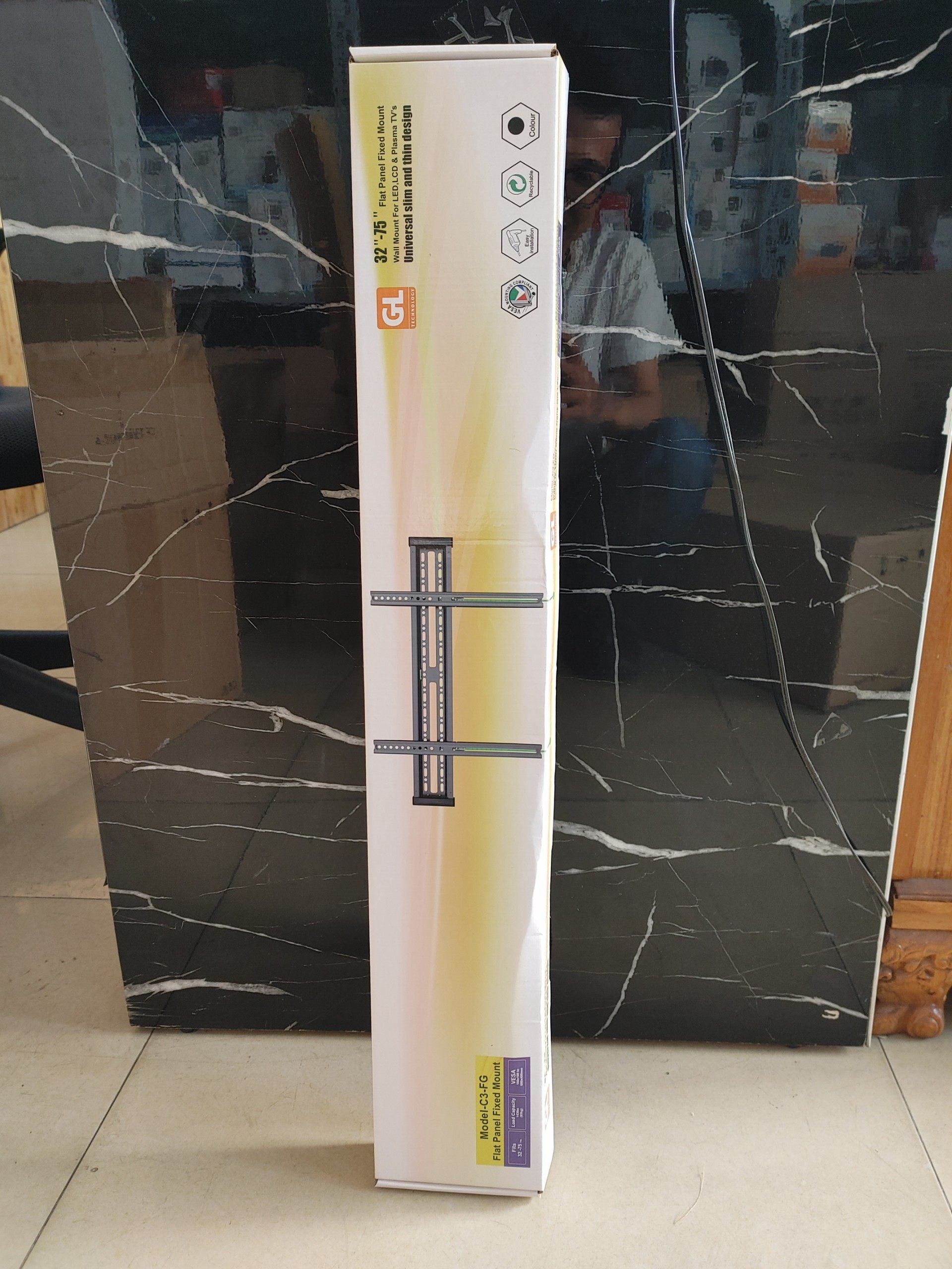 Khung treo tivi cố định NB-C3-FG từ 32&quot;- 75&quot; (Thùng 10c) - Hàng Chính Hãng