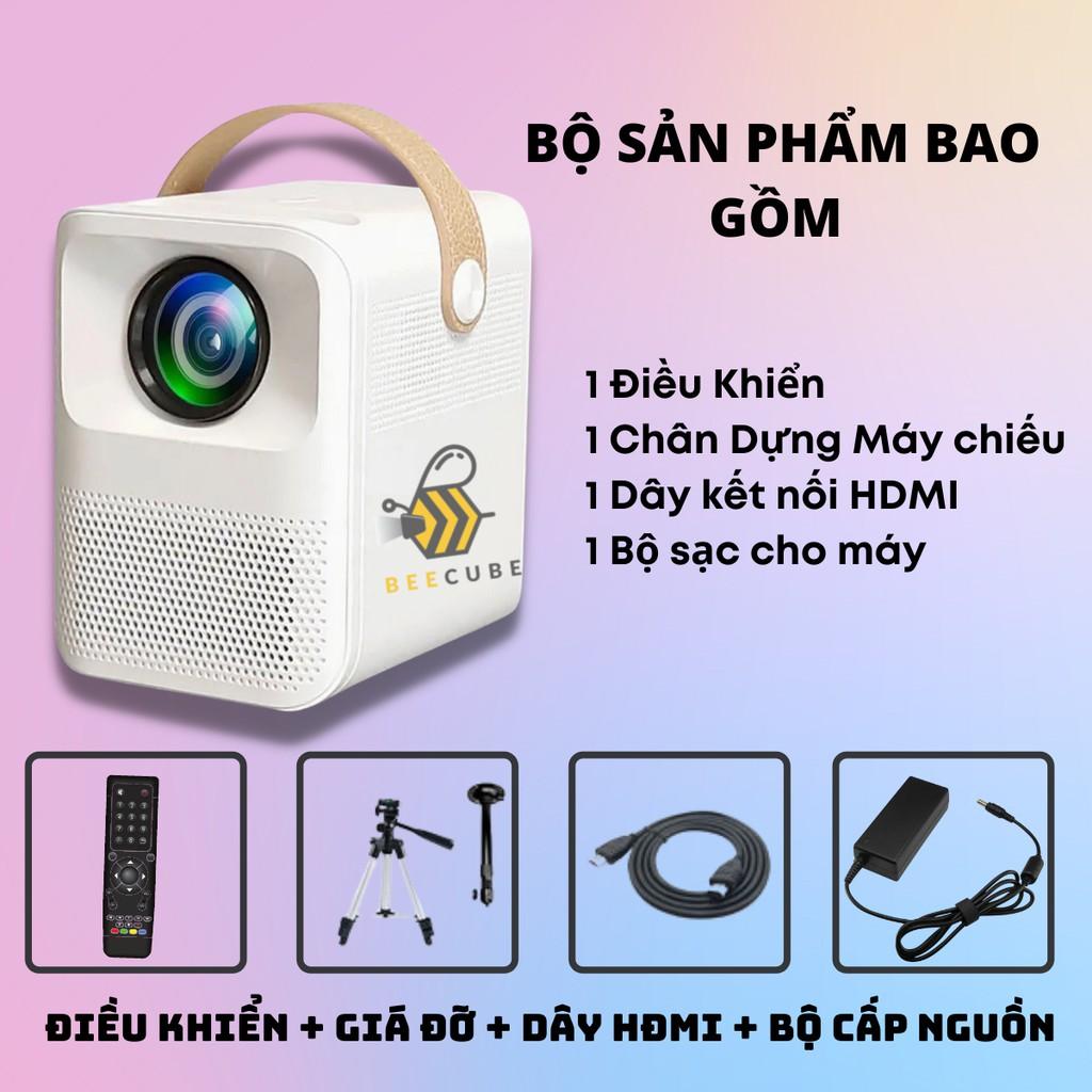 Máy Chiếu Mini BEECUBE Hệ Điều Hành Android + Kết nối Điện thoại + Full HD 1080 - Hàng Chính Hãng