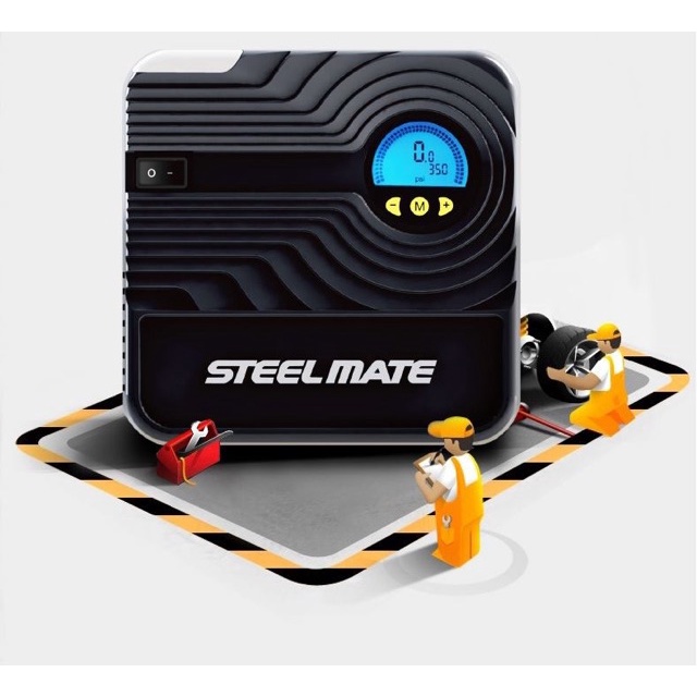 Bơm ô tô STEELMATE P05 điện tử - Bơm xe ô tô, xe máy thông minh cảm biến hơi tự ngắt