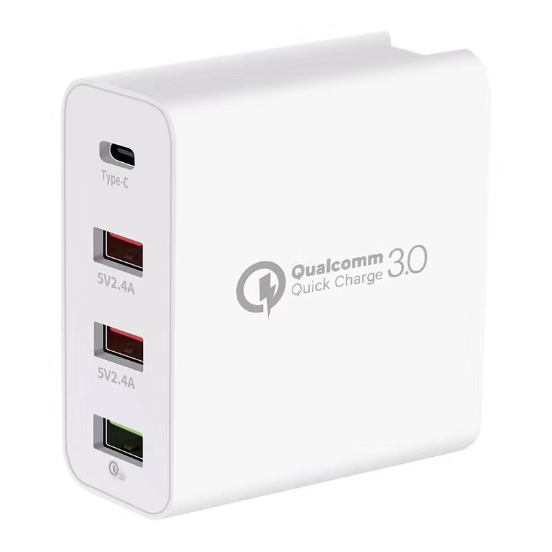 Củ sạc nhanh 48W Qualcomm PD- Quick Charge 3.0 - 4 cổng