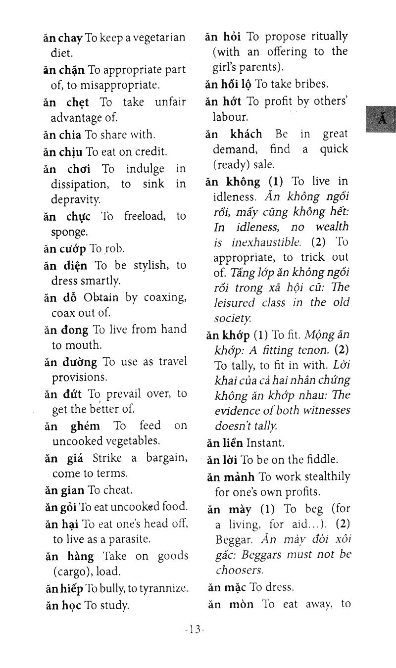 Từ Điển Việt Anh Phổ Thông