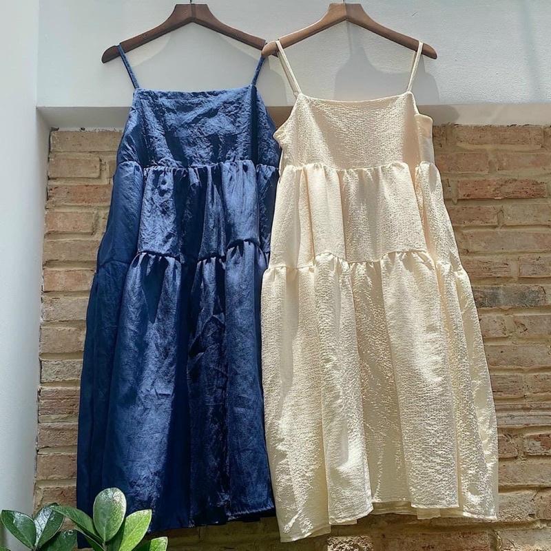 Đầm suông hai dây babydoll