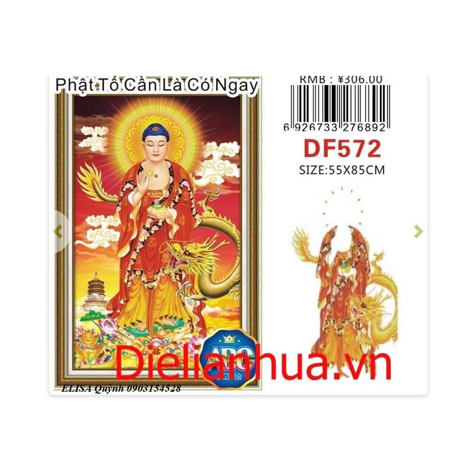 Tranh đá Phật A Di Đà DF572 - kích thước: 55 *85cm.