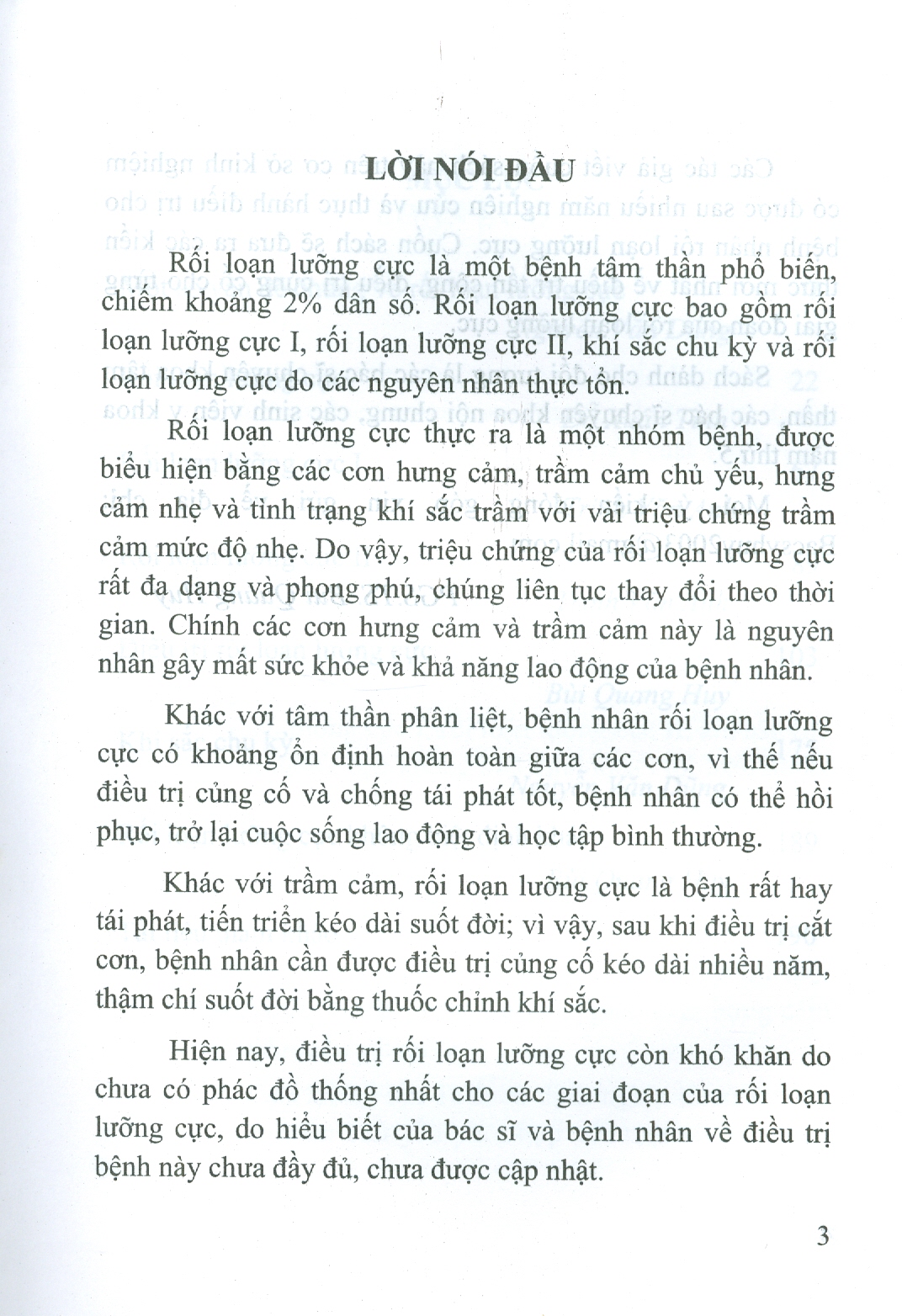 Rối Loạn Lưỡng Cực - Chẩn Đoán Và Điều Trị