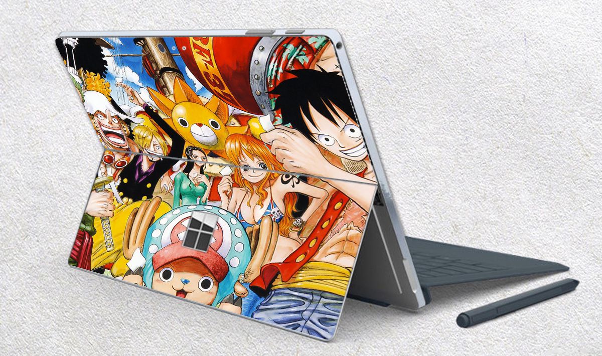 Skin dán hình One Piece x07 cho Surface Go, Pro 2, Pro 3, Pro 4, Pro 5, Pro 6, Pro 7, Pro X